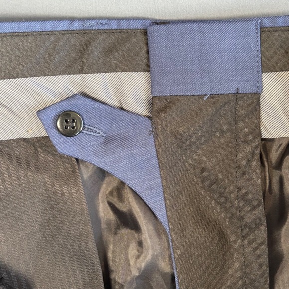 New Calvin Klein Men's Blue Fit Dress Pants 100% Wool Suit Separates‎ 36x34 - Picture 6 of 8